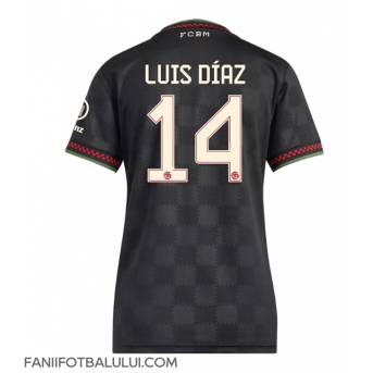 Bayern Munich Luis Diaz #14 Tricou Fotbal Replică 2025-26 Femei Treilea